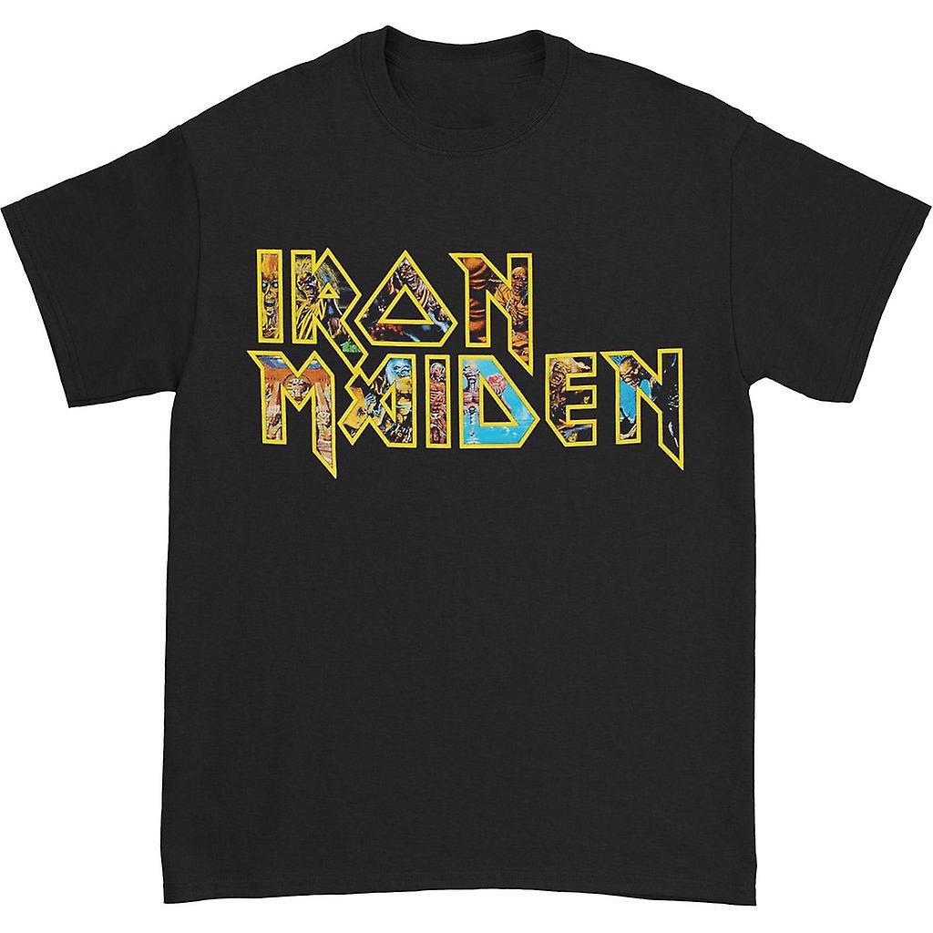 Foto 2 pulgar | Camiseta Rockinstone Iron Maiden Eddie Logo 100% Algodón - Venta Internacional.