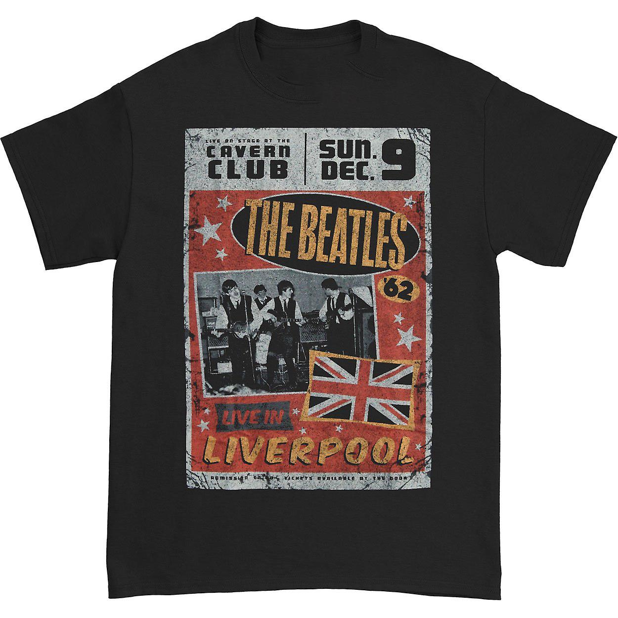 Foto 2 pulgar | Camiseta Rockinstone Beatles Live In Liverpool 100% Algodón - Venta Internacional.