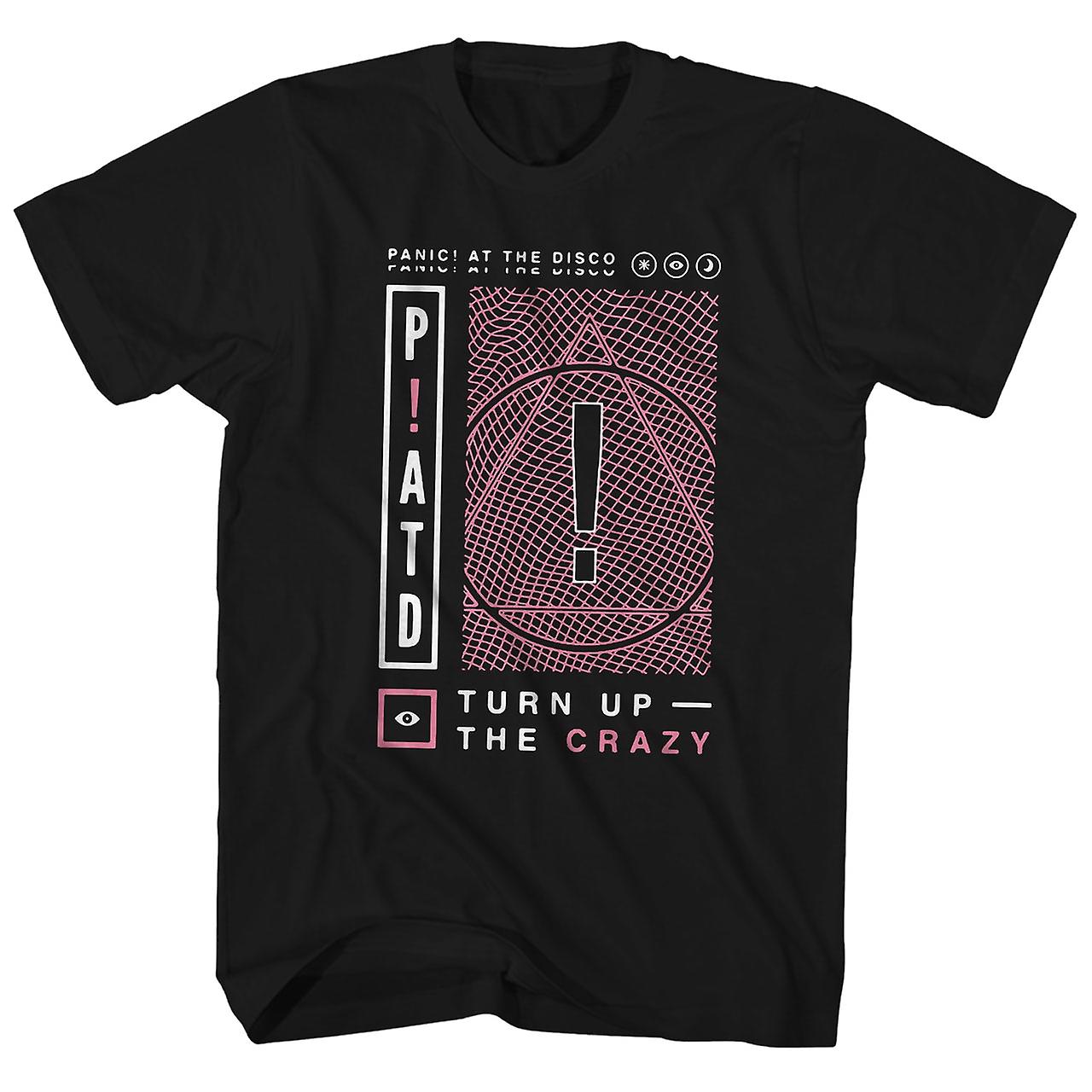 Foto 2 pulgar | Camiseta Rockinstone Panic At The Disco Turn Up The Crazy - Venta Internacional.