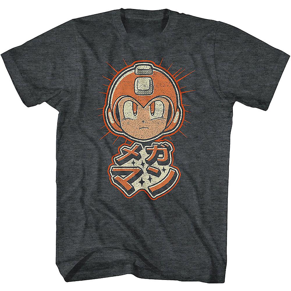 Camiseta Rockinstone Retro Mega Man 100% Algodón - Venta Internacional.