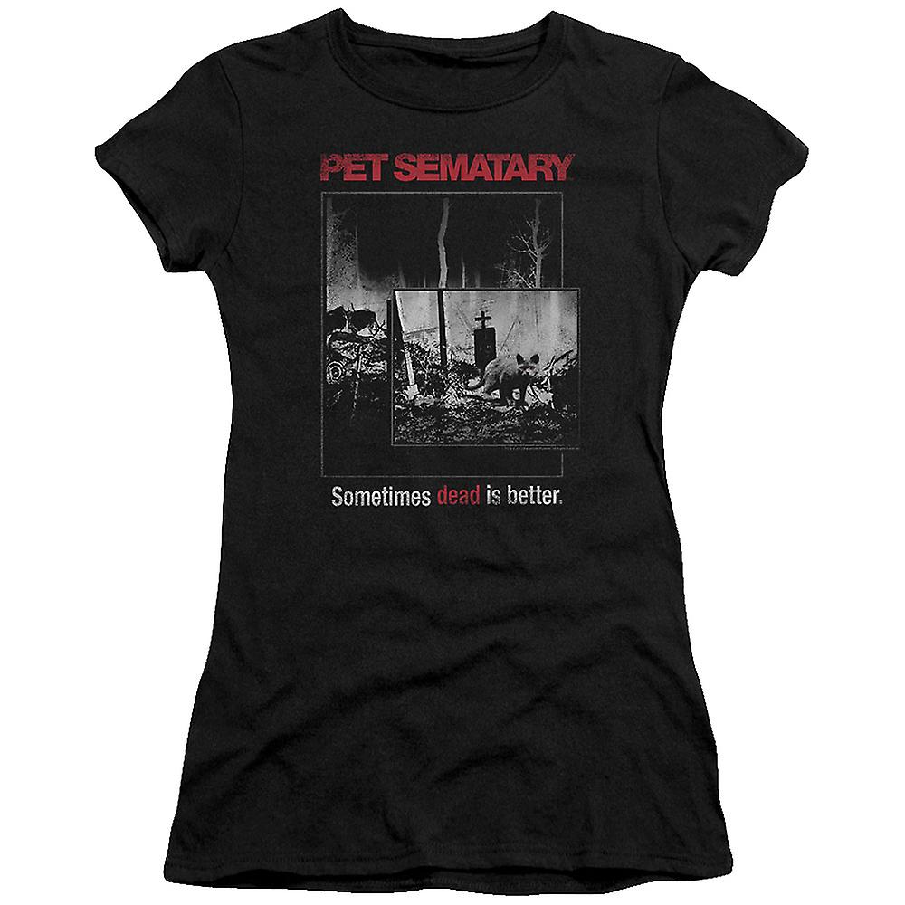 Foto 2 pulgar | Camiseta Rockinstone Junior Dead Is Better Pet Sematary - Venta Internacional.