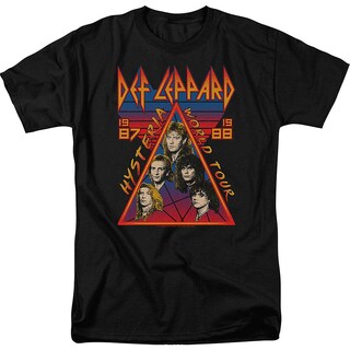 Foto 1 | Camiseta Rockinstone Hysteria World Tour Def Leppard - Venta Internacional.