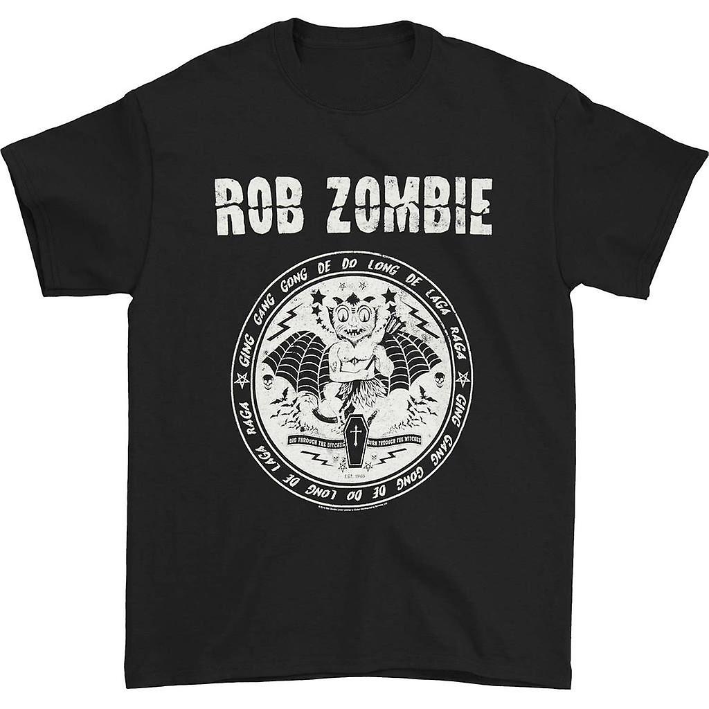 Camiseta Rockinstone Rob Zombie Devil Seal 180 G/m², 100% Algodón - Venta Internacional.