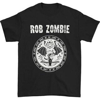 Foto 1 | Camiseta Rockinstone Rob Zombie Devil Seal 180 G/m², 100% Algodón - Venta Internacional.