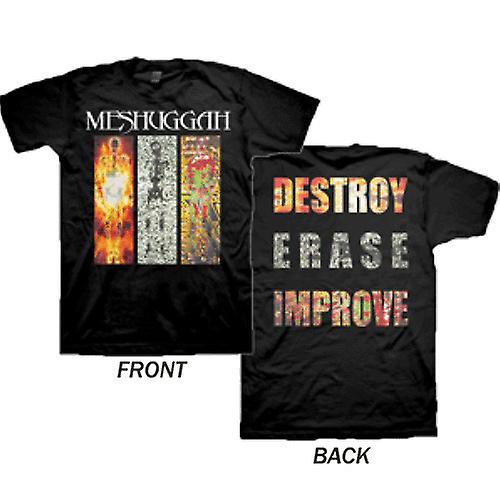 Camiseta Rockinstone Meshuggah Destroy Erase Improve - Venta Internacional.