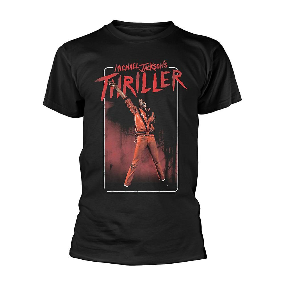 Camiseta Rockinstone Michael Jackson Thriller De Algodón 180 G/m² - Venta Internacional.