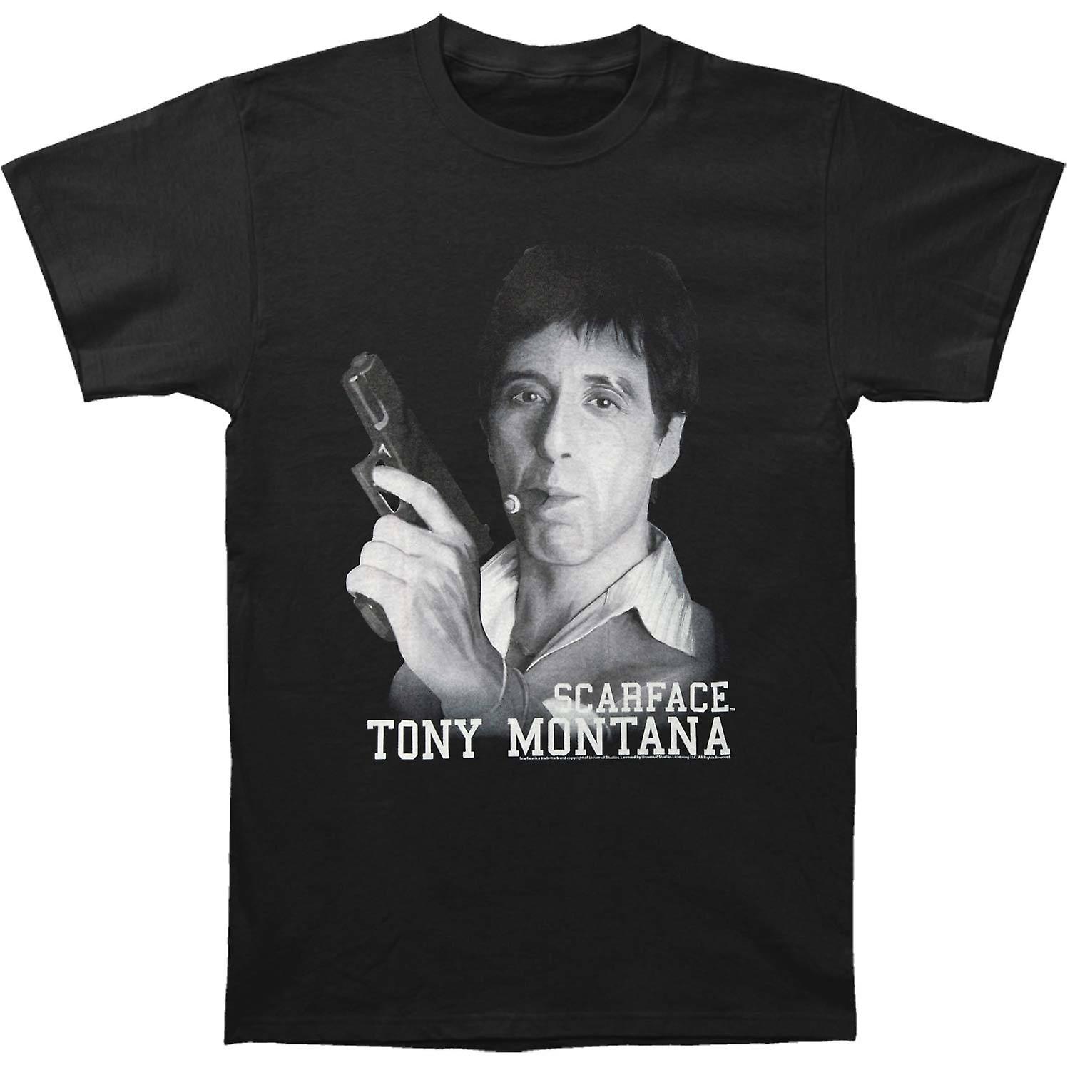 Camiseta Rockinstone Scarface Tony Got A Gun 180 G/m², 100% Algodón - Venta Internacional.