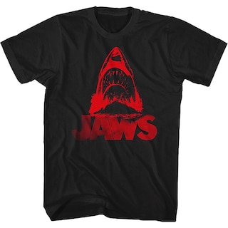 Foto 1 | Camiseta Rockinstone Red Shark Jaws 100% Algodón - Venta Internacional.