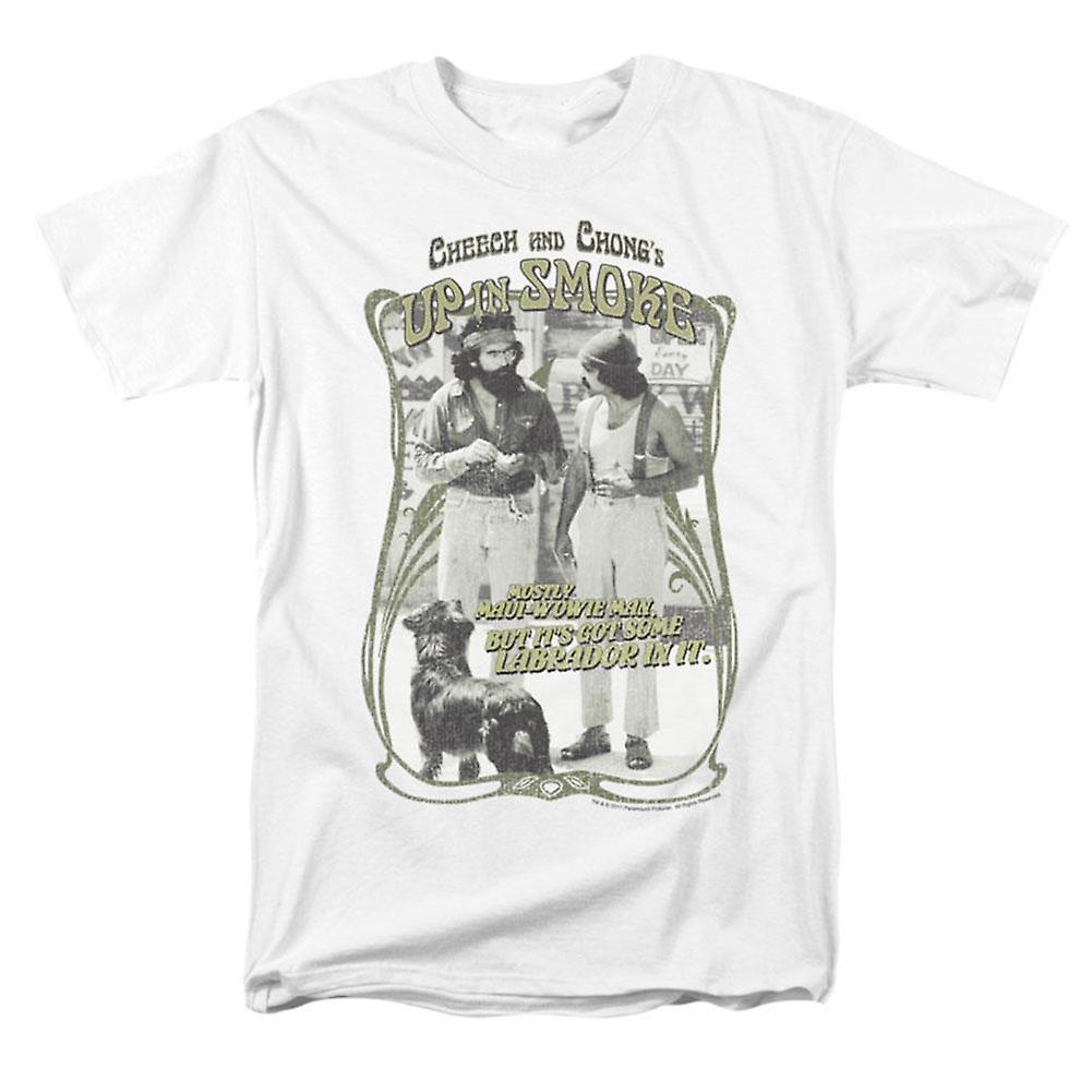 Camiseta Rockinstone Cheech & Chong Labrador 180 G/m² 100% Algodón - Venta Internacional.