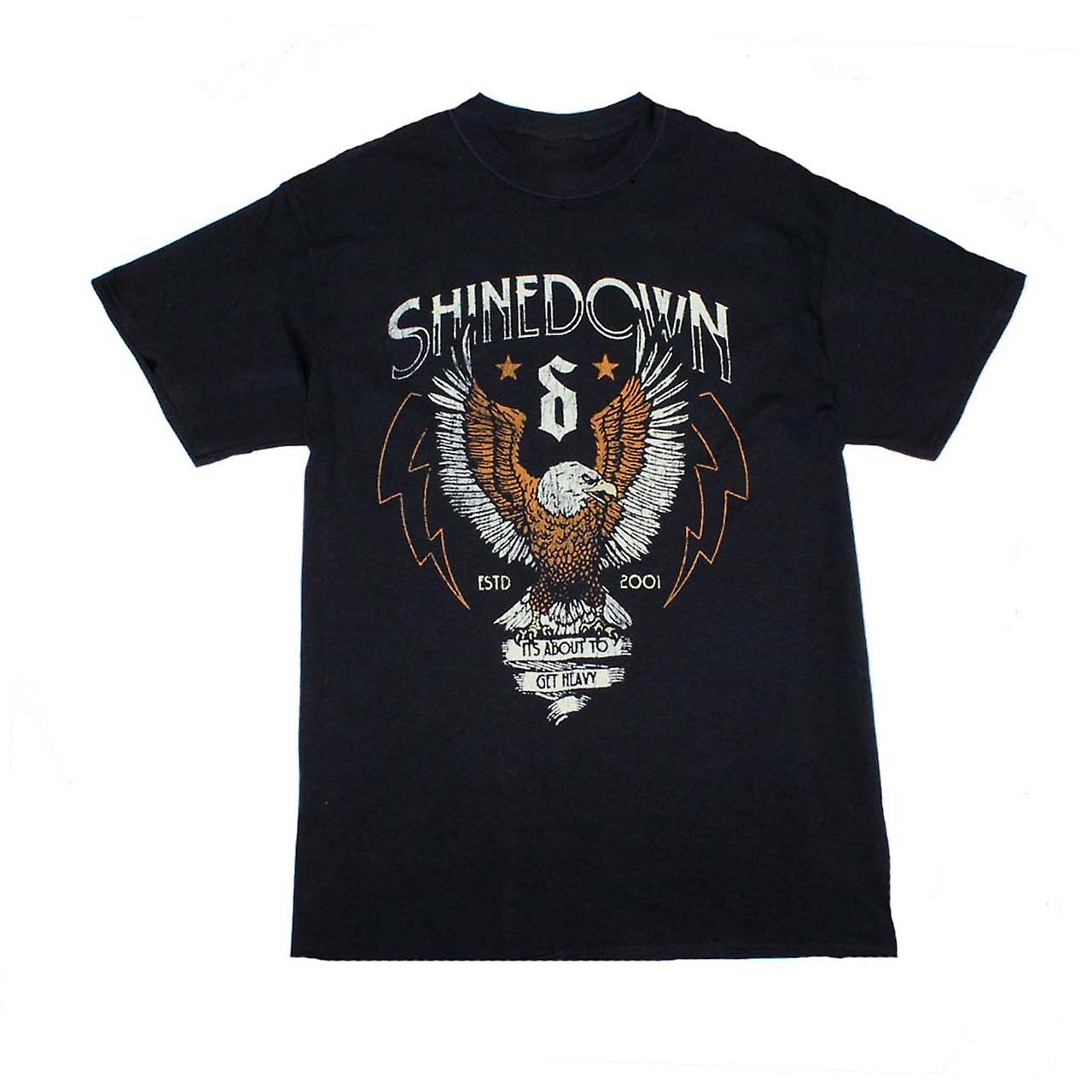 Camiseta Rockinstone Shinedown Heavy Landing Para Hombre - Venta Internacional.