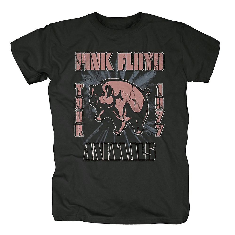 Camiseta Rockinstone Pink Floyd Animals Tour 1977 Para Hombre - Venta Internacional.