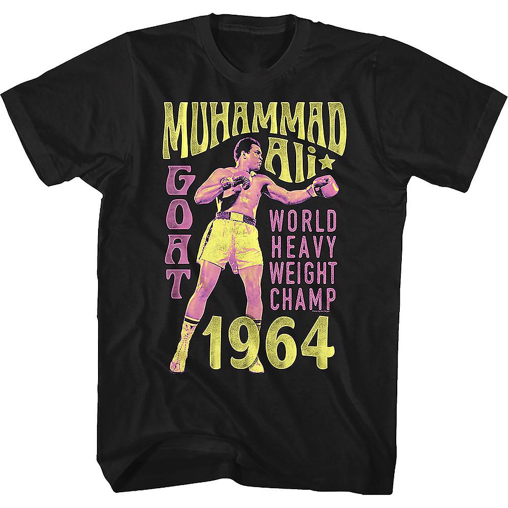 Foto 2 pulgar | Camiseta Rockinstone World Heavyweight Champion 1964 Muhammad Al - Venta Internacional.