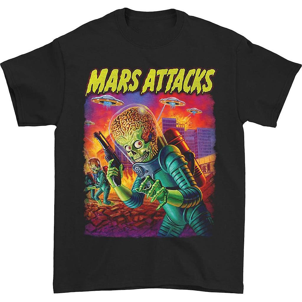 Camiseta Rockinstone Mars Attacks! Ufo's Attack, 180 G/m² - Venta Internacional.