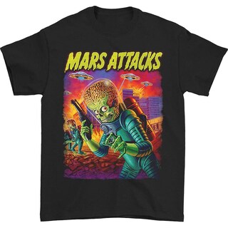 Foto 1 | Camiseta Rockinstone Mars Attacks! Ufo's Attack, 180 G/m² - Venta Internacional.