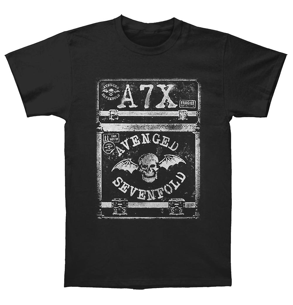 Foto 2 pulgar | Camiseta Rockinstone Avenged Sevenfold Flightcase Para Hombre - Venta Internacional.
