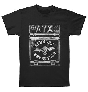 Foto 1 | Camiseta Rockinstone Avenged Sevenfold Flightcase Para Hombre - Venta Internacional.