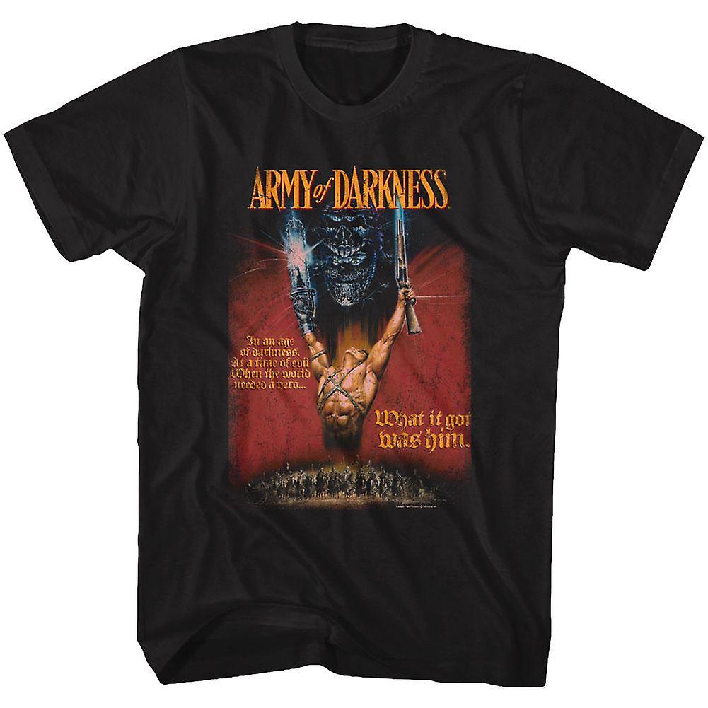 Foto 2 pulgar | Camiseta Rockinstone Army Of Darkness Aod Con Póster Para Hombre - Venta Internacional.