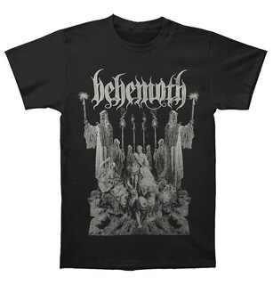 Foto 1 | Camiseta Behemoth Corpse Candle Rockinstone 180 G/m², 100% Algodón - Venta Internacional.