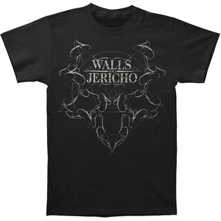 Foto 1 | Camiseta Rockinstone Walls Of Jericho Trustkill Pentagram Pri - Venta Internacional.