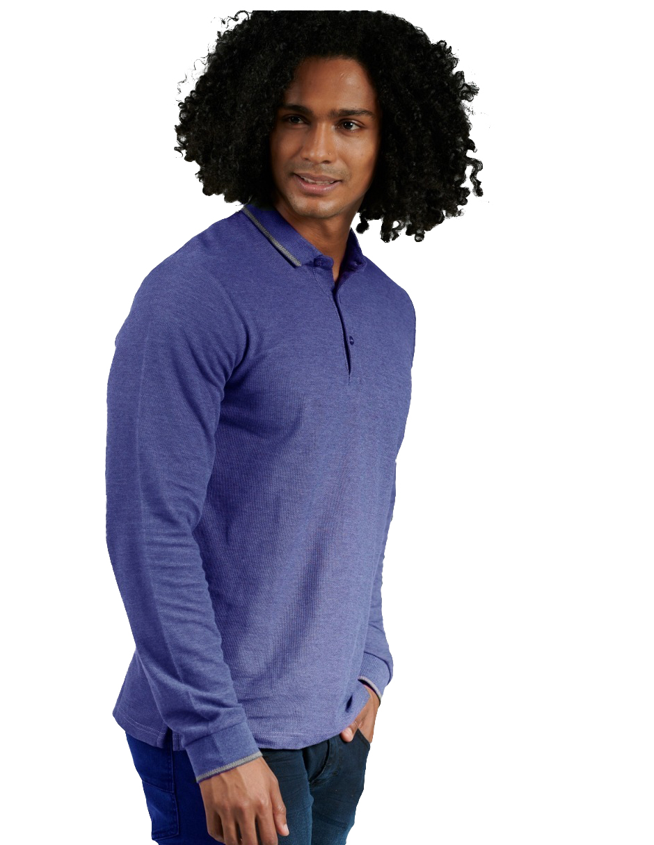 Foto 4 pulgar | Playera Manga Larga Generra Para Hombre