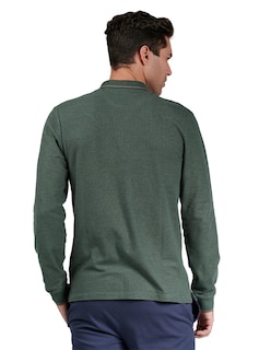 Foto 2 | Playera Manga Larga Generra 228902 color Verde para Hombre