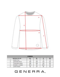 Foto 5 | Playera Generra Manga Larga color Café para Hombre