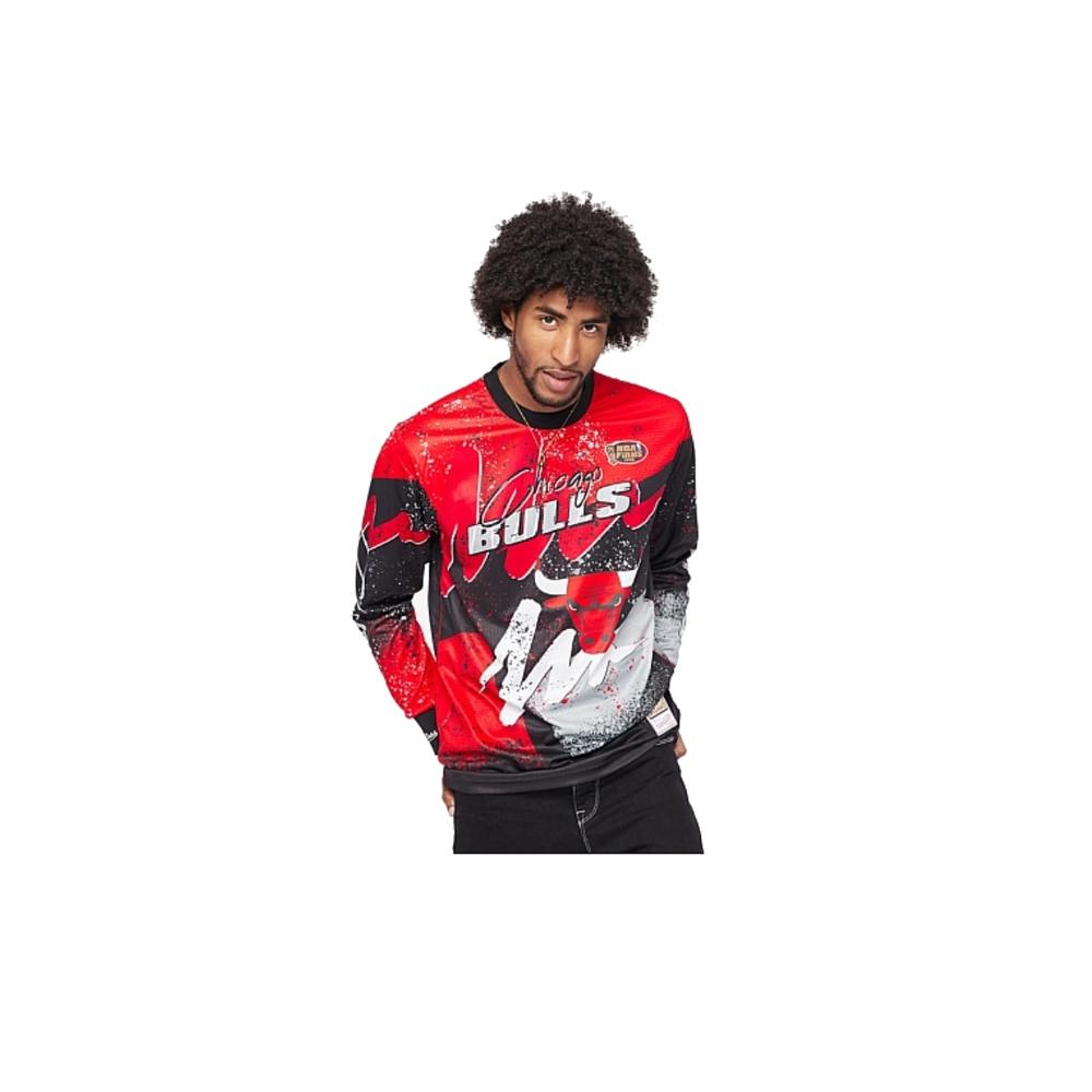 Foto 2 pulgar | Playera Mitchell & Ness Nba Chicago Bulls Hyper Hoops Color Rojo