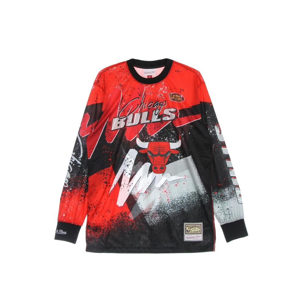 Foto 3 pulgar | Playera Mitchell & Ness Nba Chicago Bulls Hyper Hoops Color Rojo