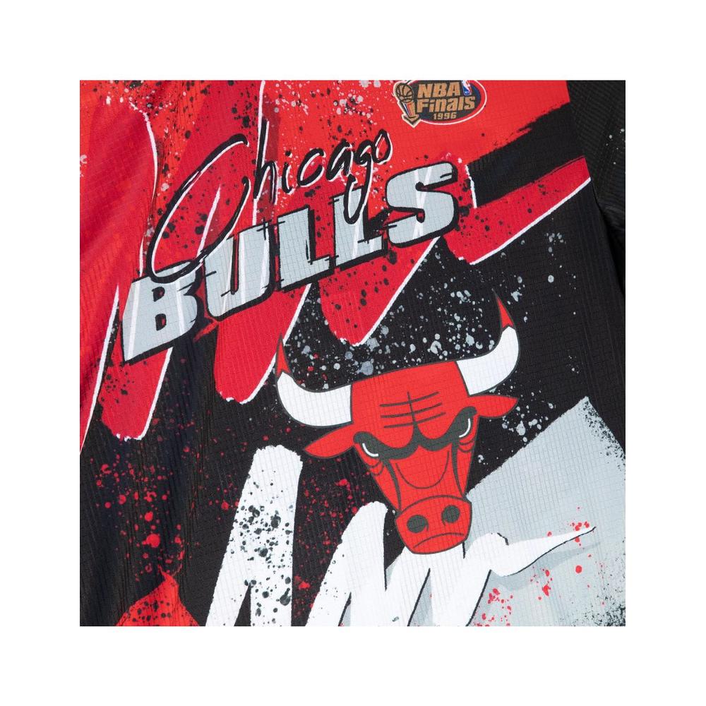 Foto 5 pulgar | Playera Mitchell & Ness Nba Chicago Bulls Hyper Hoops Color Rojo