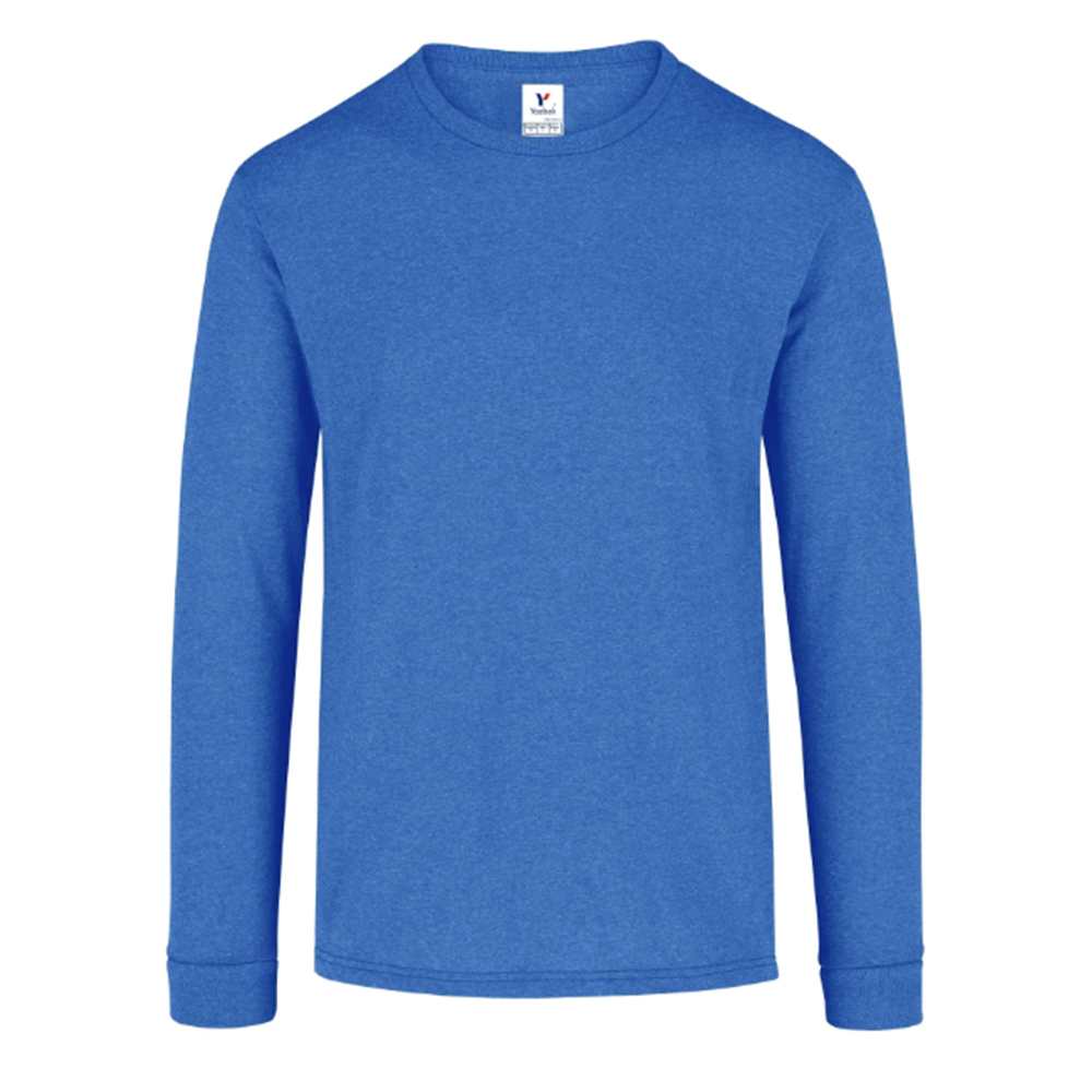 Foto 2 pulgar | Playera Manga Larga Yazbek Azul para Hombre