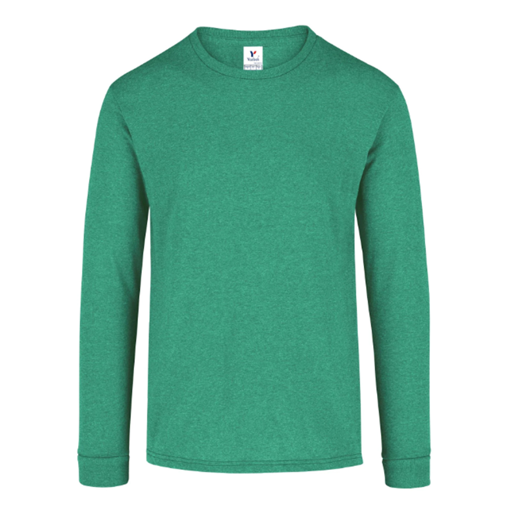 Foto 2 pulgar | Playera Manga Larga Yazbek Verde 50% Algodón 50% Poliéster para Caballero