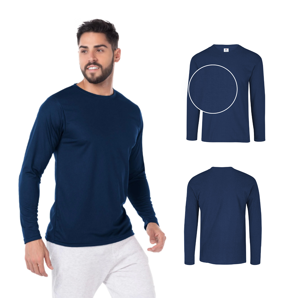 Foto 3 pulgar | Playera Yazbek color Azul para Hombre