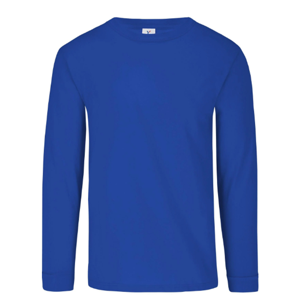 Playera Manga Larga Yazbek para Caballero Azul