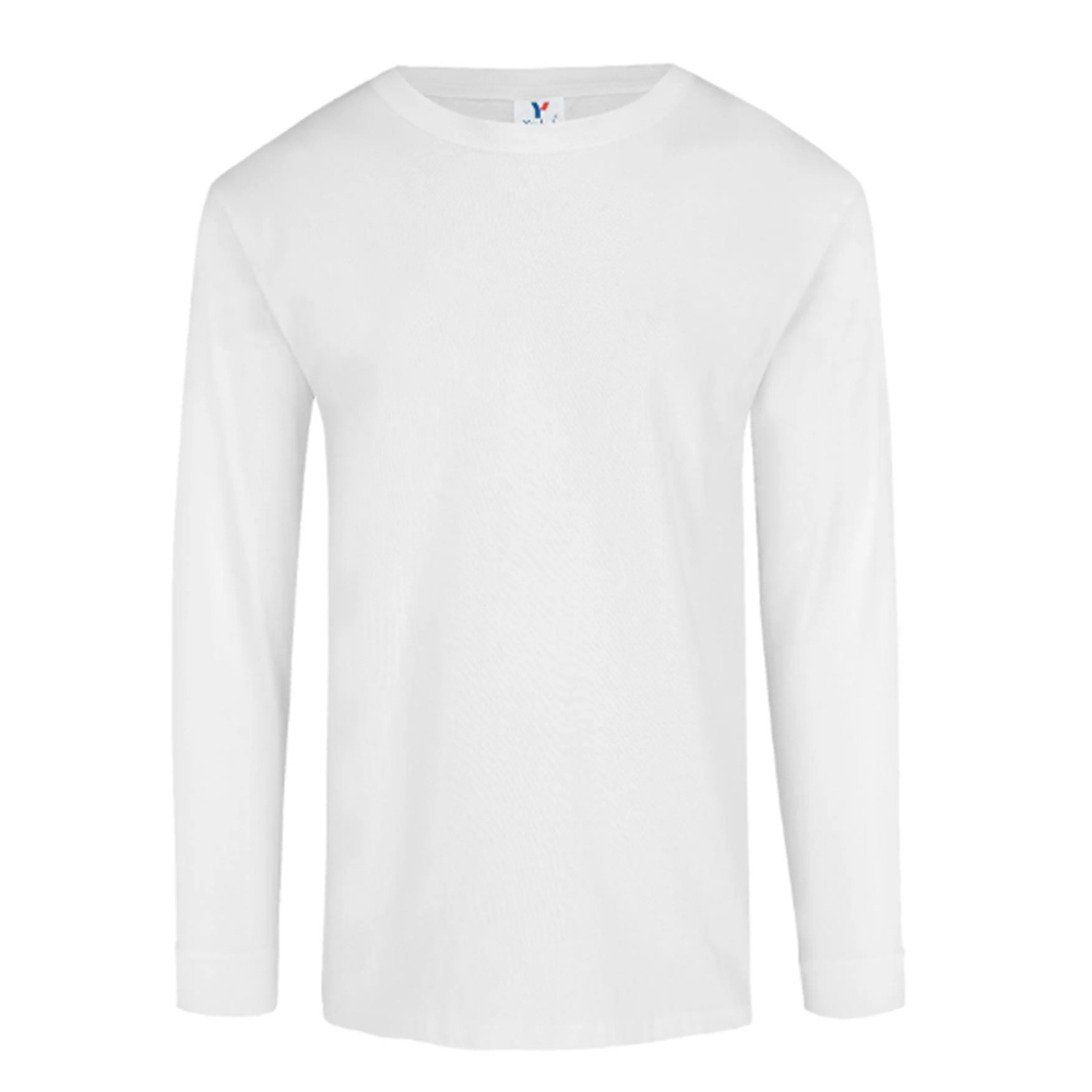 Foto 2 pulgar | Playera Manga Larga Yazbek Blanca para Hombre