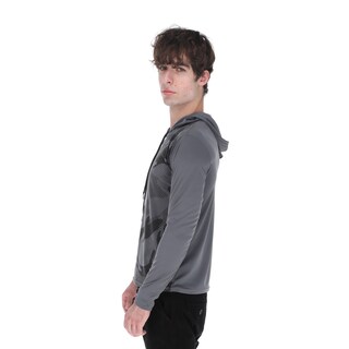 Foto 3 | Playera Deportiva Manga Larga Con Capucha Color Rojo Para Hombre