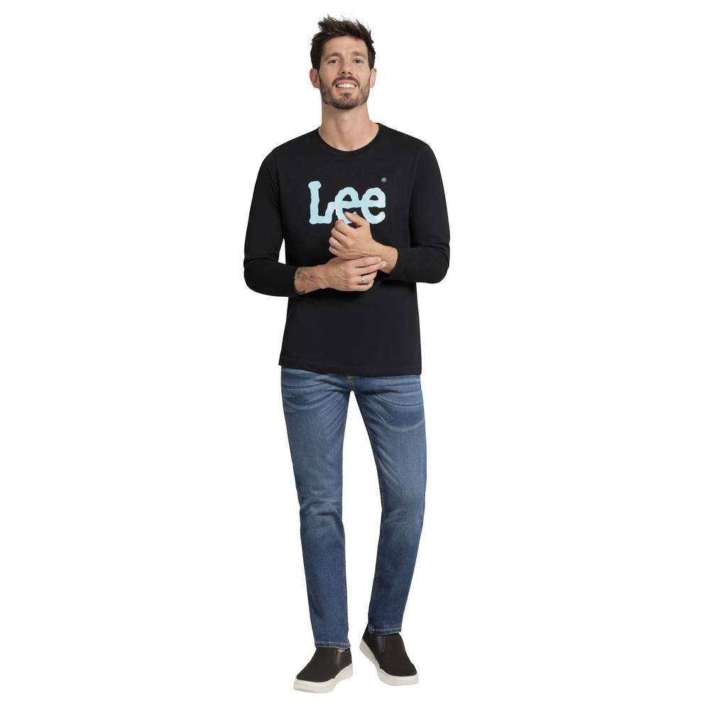 Foto 5 pulgar | Playera Hombre Lee Regular Fit 240 Negro