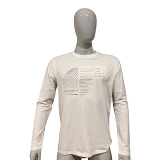 Foto 2 | Playera Manga Larga Losan ''Brave Danger'' Blanco para Caballero