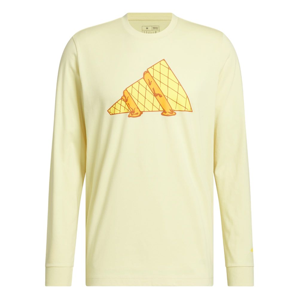 Foto 2 pulgar | Playera Manga Larga México Obleas Adidas Amarillo Hombre