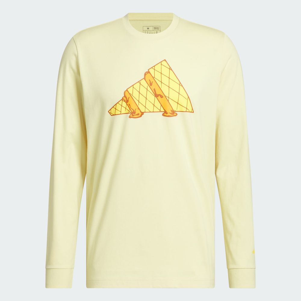 Foto 4 pulgar | Playera Manga Larga México Obleas Adidas Amarillo Hombre