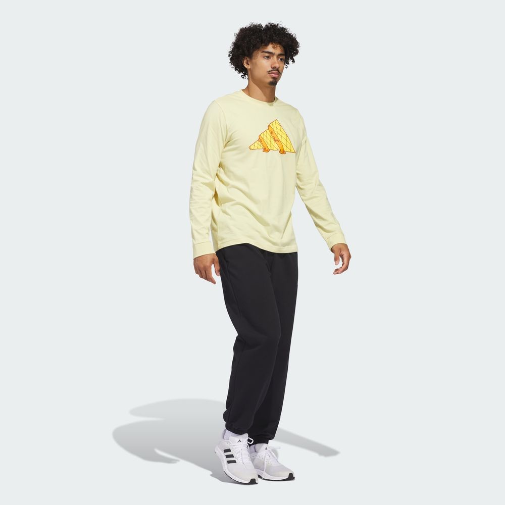 Foto 6 pulgar | Playera Manga Larga México Obleas Adidas Amarillo Hombre