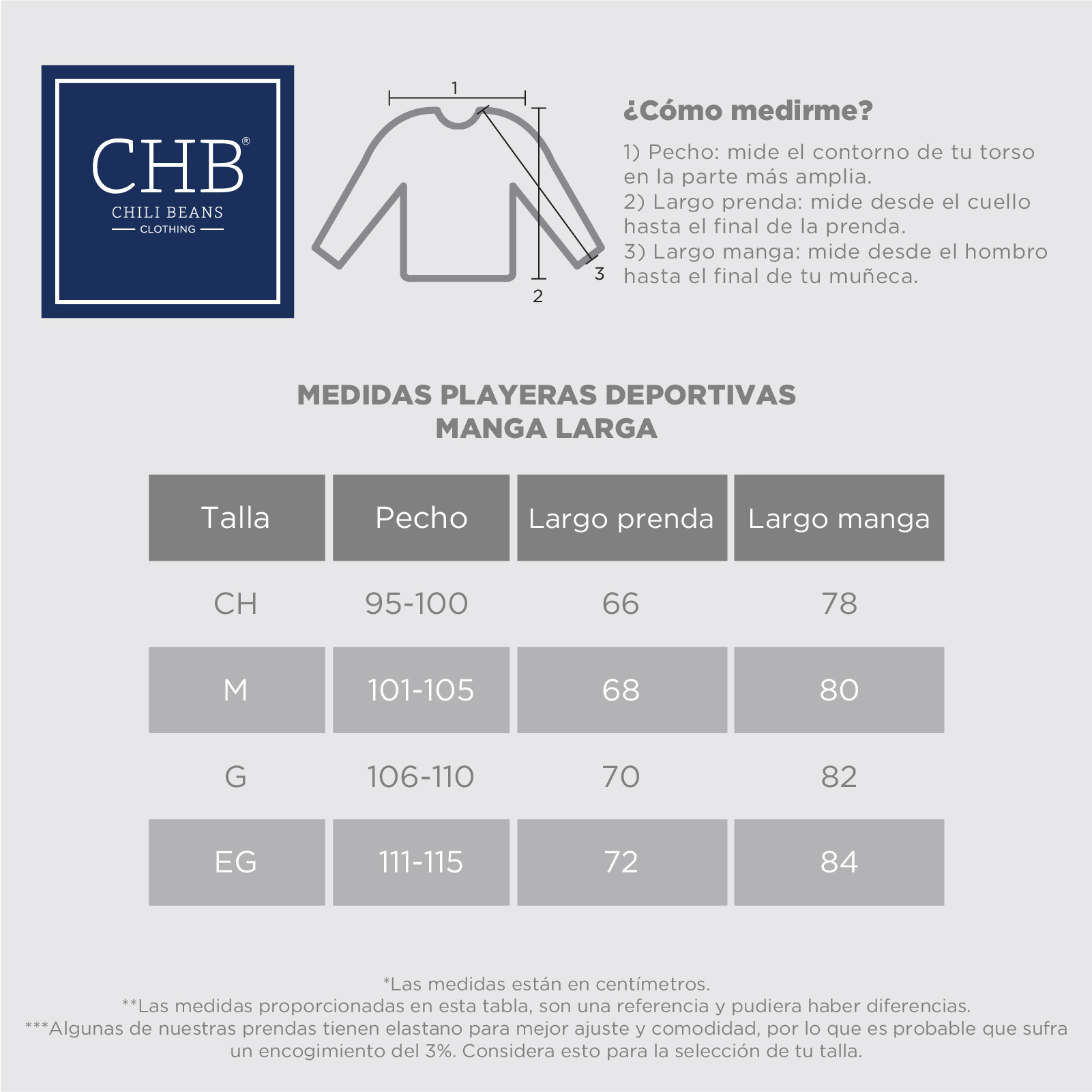 Foto 8 pulgar | Paquete De 5 Playeras Deportivas Manga Larga Para Hombre Chb Chili Beans Clothing Co.