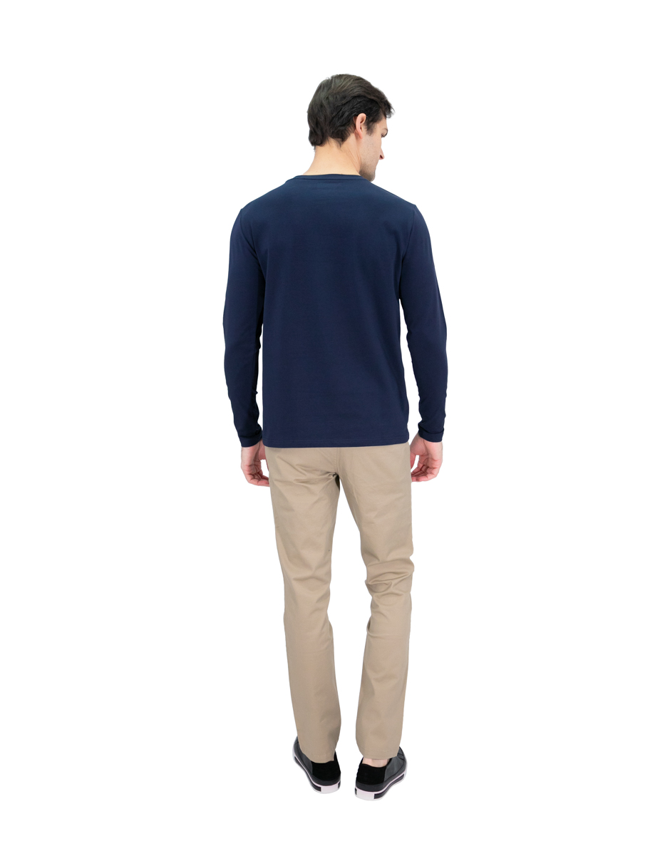 Foto 5 | Playera Hombre Kenneth Cole Kcoi24cam21 Azul Marino Algodón Casual