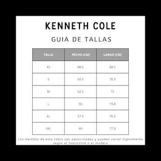 Foto 6 | Playera Hombre Kenneth Cole Kcoi24cam21 Azul Marino Algodón Casual