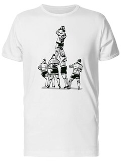 Foto 1 | Playera SmartPrintsInk color Blanco para Hombre -Equipo de Futbol Americano