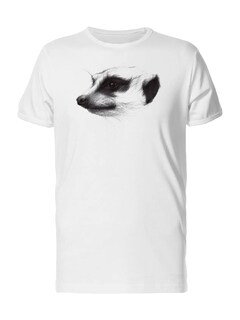 Foto 1 | Playera Smartprintsink Hombre Ilustracion A Lapiz. Suricata De Perfil