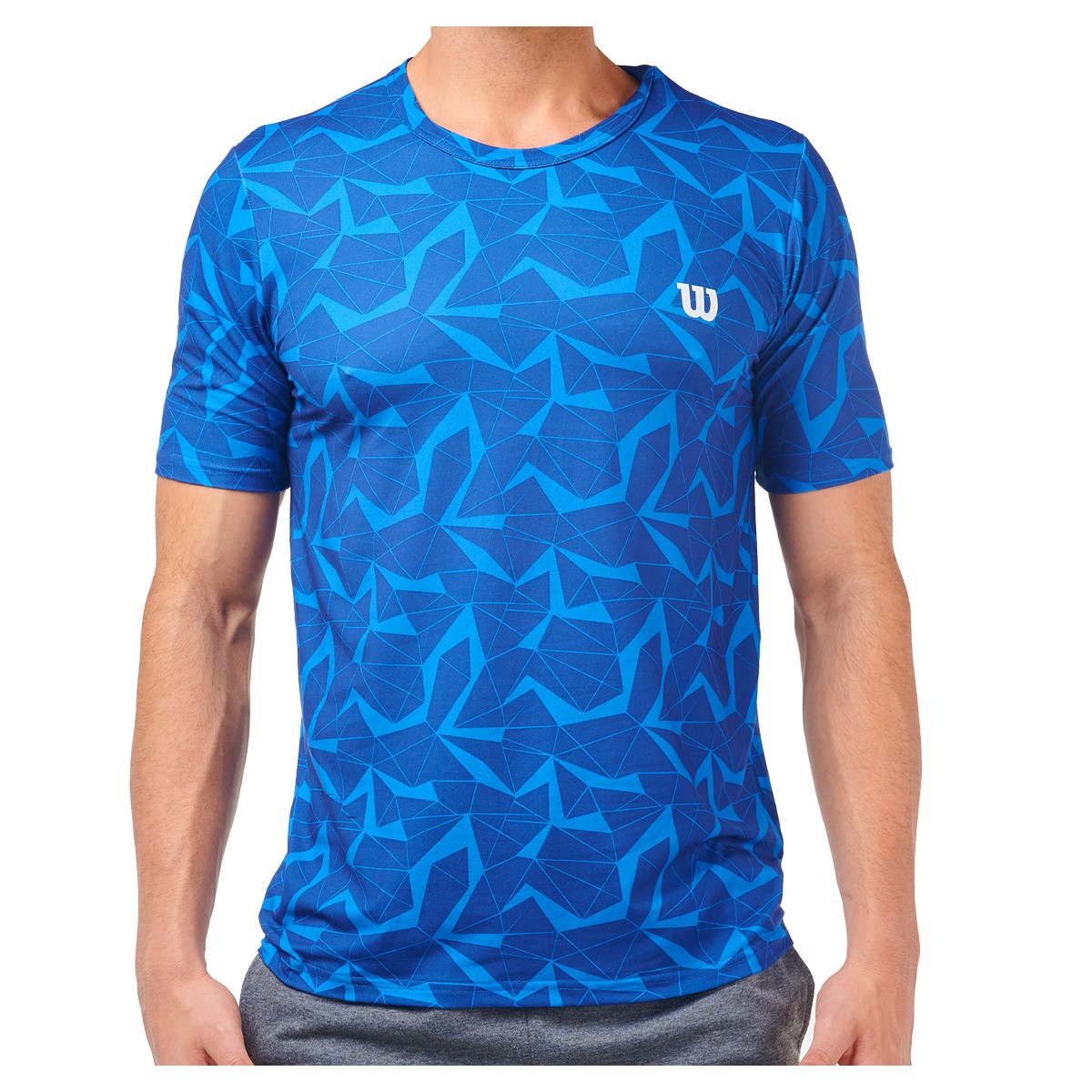 Foto 1 | Playera de Caballero Wilson 10170 color Azul Capacidad de Transpirar