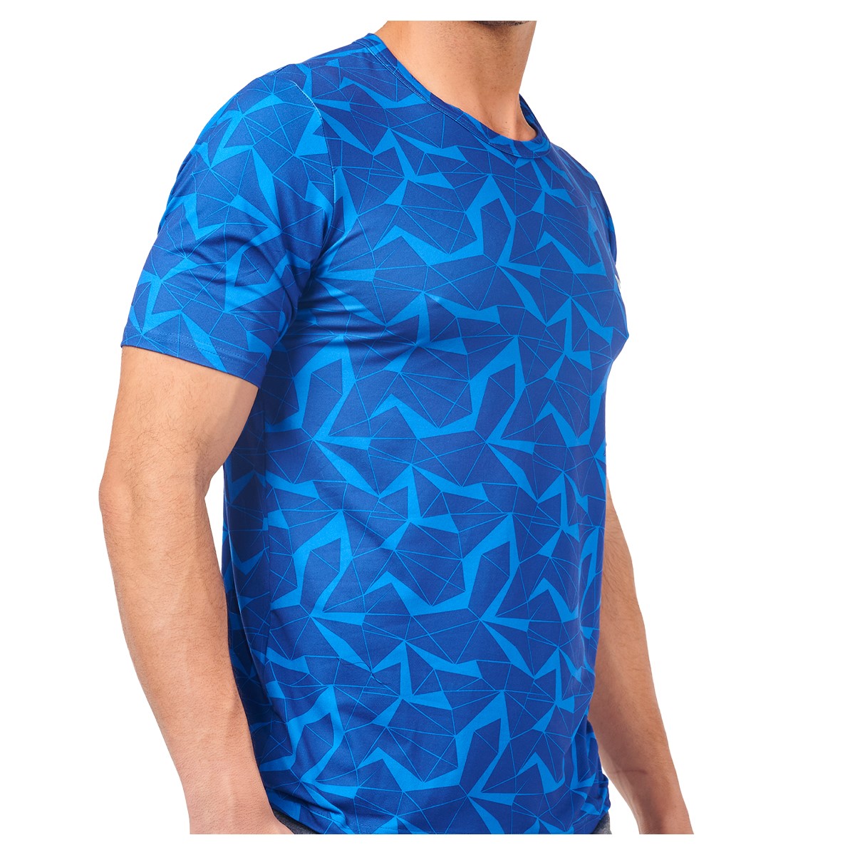 Foto 3 pulgar | Playera de Caballero Wilson 10170 color Azul Capacidad de Transpirar