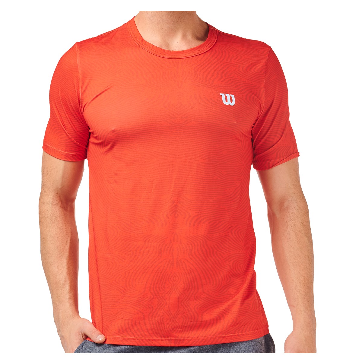 Foto 2 pulgar | Playera de Caballero Wilson 10143 color naranja Capacidad de Transpirar