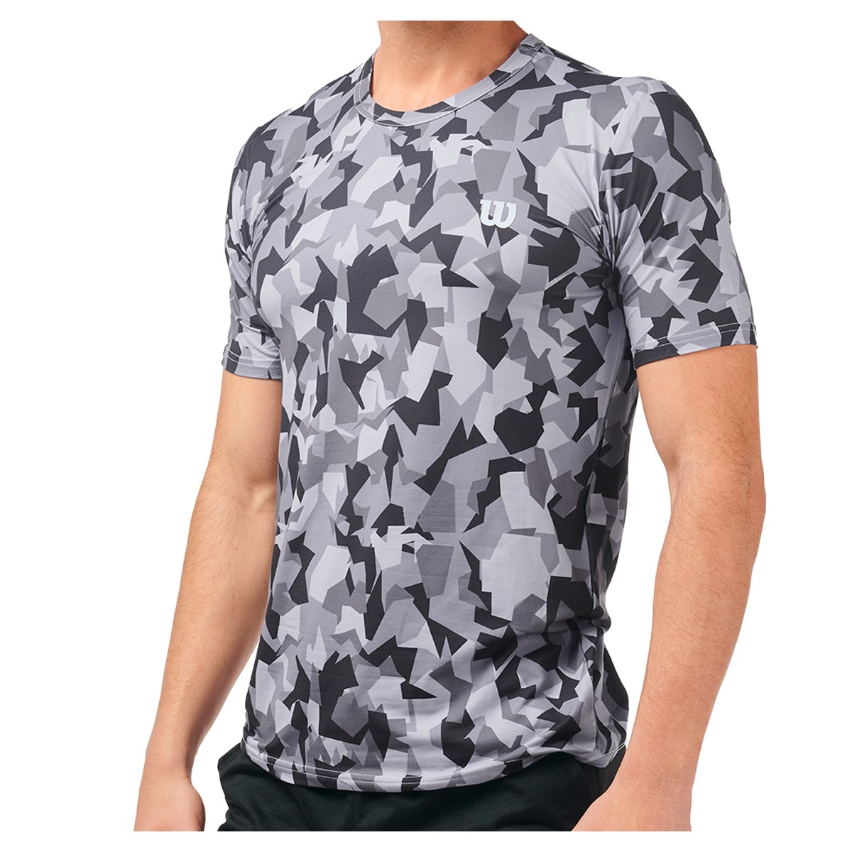 Foto 2 | Playera de Caballero Wilson 10188 color Negro Capacidad de Transpirar