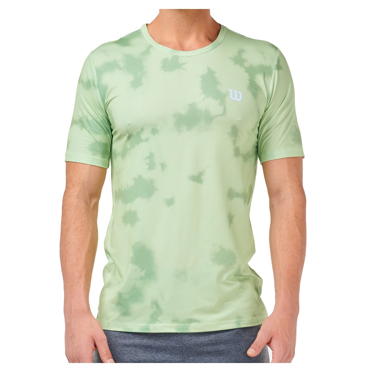 Foto 2 pulgar | Playera de Caballero Wilson 10116 color Verde Capacidad de Transpirar